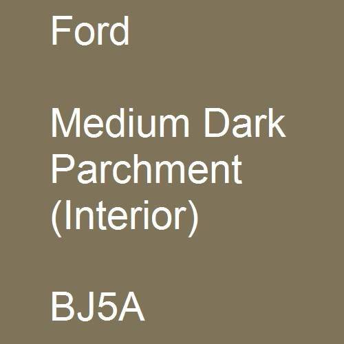 Ford, Medium Dark Parchment (Interior), BJ5A.